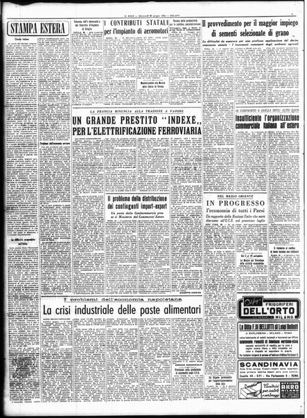 Il sole : giornale commerciale, agricolo, industriale... : organo ufficiale della Camera di commercio e industria di Milano ...