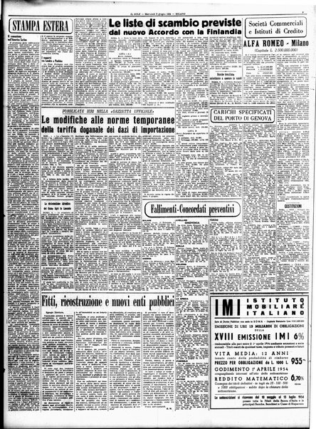 Il sole : giornale commerciale, agricolo, industriale... : organo ufficiale della Camera di commercio e industria di Milano ...