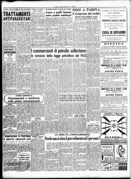 Il sole : giornale commerciale, agricolo, industriale... : organo ufficiale della Camera di commercio e industria di Milano ...