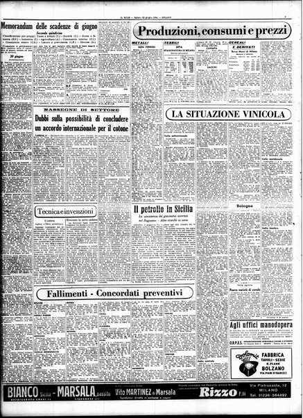 Il sole : giornale commerciale, agricolo, industriale... : organo ufficiale della Camera di commercio e industria di Milano ...