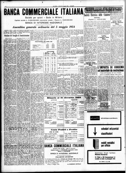 Il sole : giornale commerciale, agricolo, industriale... : organo ufficiale della Camera di commercio e industria di Milano ...