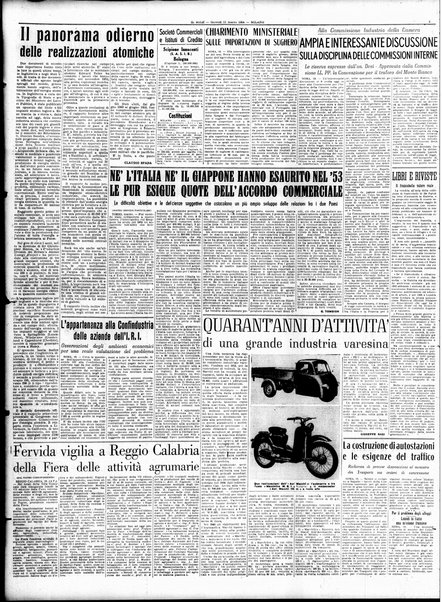 Il sole : giornale commerciale, agricolo, industriale... : organo ufficiale della Camera di commercio e industria di Milano ...