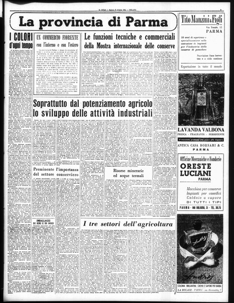 Il sole : giornale commerciale, agricolo, industriale... : organo ufficiale della Camera di commercio e industria di Milano ...