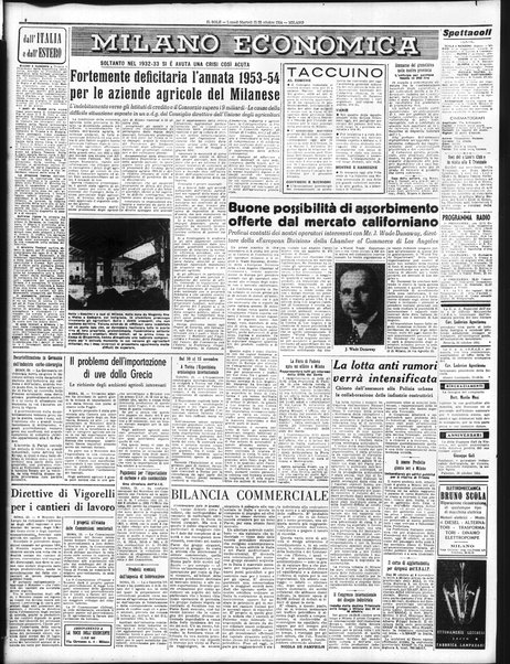 Il sole : giornale commerciale, agricolo, industriale... : organo ufficiale della Camera di commercio e industria di Milano ...