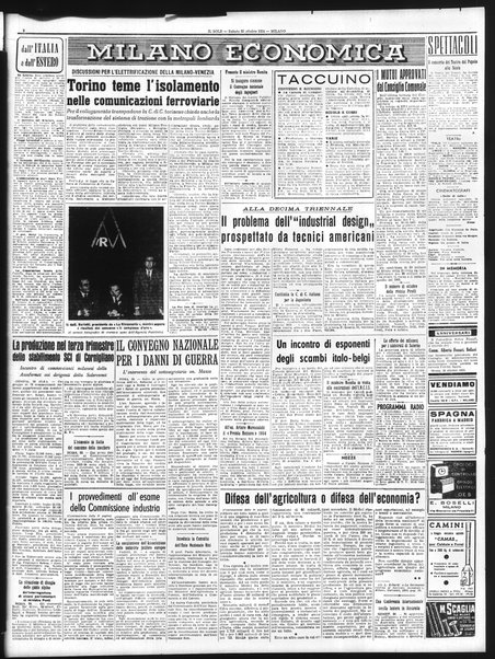 Il sole : giornale commerciale, agricolo, industriale... : organo ufficiale della Camera di commercio e industria di Milano ...