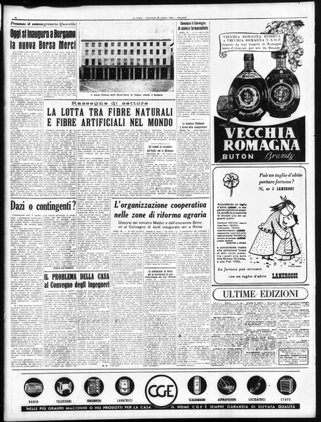 Il sole : giornale commerciale, agricolo, industriale... : organo ufficiale della Camera di commercio e industria di Milano ...