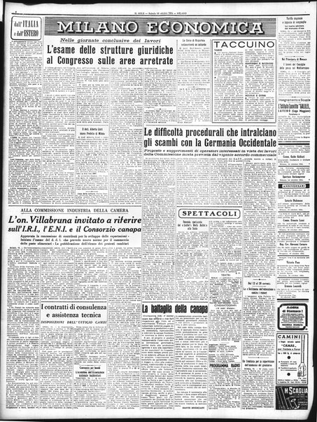 Il sole : giornale commerciale, agricolo, industriale... : organo ufficiale della Camera di commercio e industria di Milano ...