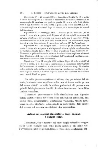 Lo sperimentale ovvero giornale critico di medicina e chirurgia per servire ai bisogni dell'arte salutare