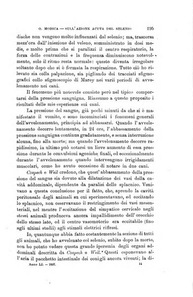 Lo sperimentale ovvero giornale critico di medicina e chirurgia per servire ai bisogni dell'arte salutare