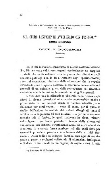 Lo sperimentale ovvero giornale critico di medicina e chirurgia per servire ai bisogni dell'arte salutare