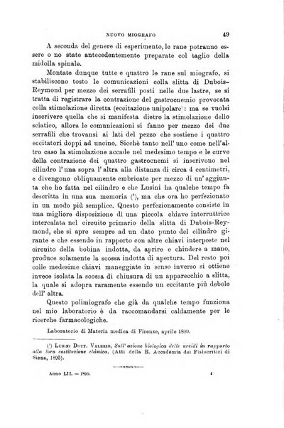 Lo sperimentale ovvero giornale critico di medicina e chirurgia per servire ai bisogni dell'arte salutare