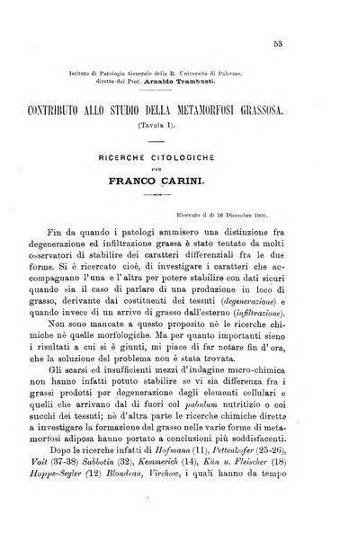 Lo sperimentale ovvero giornale critico di medicina e chirurgia per servire ai bisogni dell'arte salutare