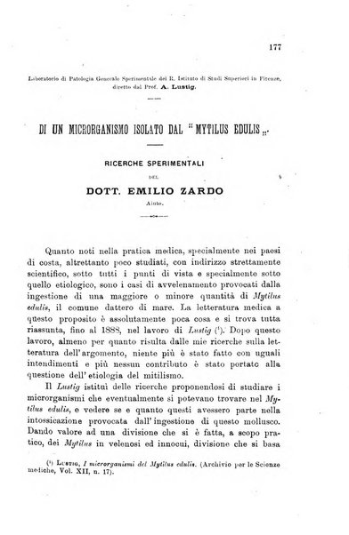 Lo sperimentale ovvero giornale critico di medicina e chirurgia per servire ai bisogni dell'arte salutare