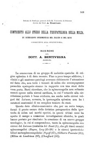 Lo sperimentale ovvero giornale critico di medicina e chirurgia per servire ai bisogni dell'arte salutare