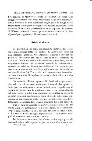 Lo sperimentale ovvero giornale critico di medicina e chirurgia per servire ai bisogni dell'arte salutare