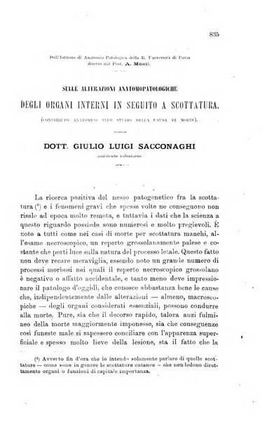 Lo sperimentale ovvero giornale critico di medicina e chirurgia per servire ai bisogni dell'arte salutare