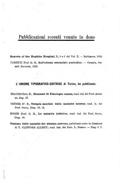 Lo sperimentale ovvero giornale critico di medicina e chirurgia per servire ai bisogni dell'arte salutare