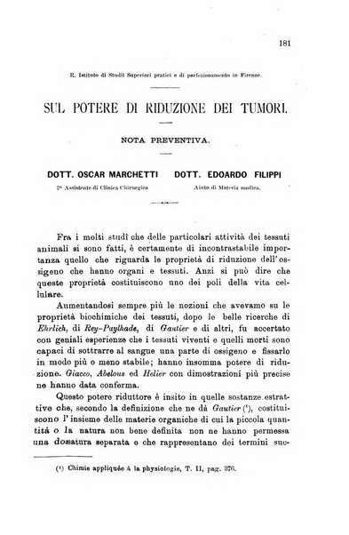 Lo sperimentale ovvero giornale critico di medicina e chirurgia per servire ai bisogni dell'arte salutare