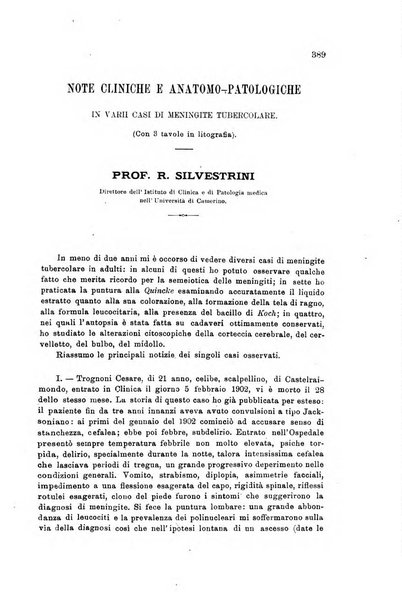 Lo sperimentale ovvero giornale critico di medicina e chirurgia per servire ai bisogni dell'arte salutare