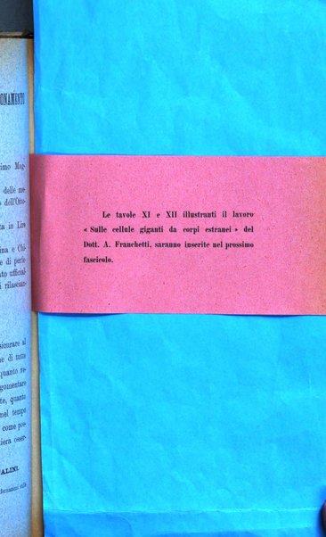 Lo sperimentale ovvero giornale critico di medicina e chirurgia per servire ai bisogni dell'arte salutare