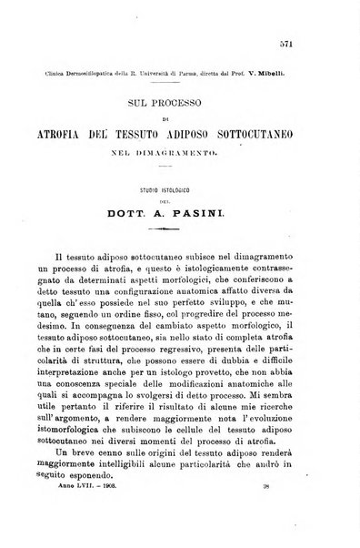 Lo sperimentale ovvero giornale critico di medicina e chirurgia per servire ai bisogni dell'arte salutare