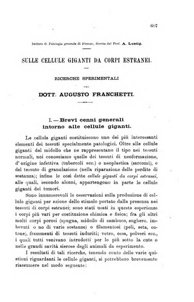 Lo sperimentale ovvero giornale critico di medicina e chirurgia per servire ai bisogni dell'arte salutare