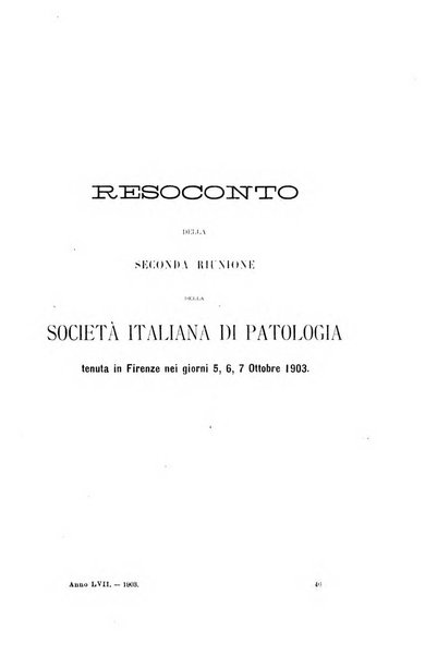 Lo sperimentale ovvero giornale critico di medicina e chirurgia per servire ai bisogni dell'arte salutare