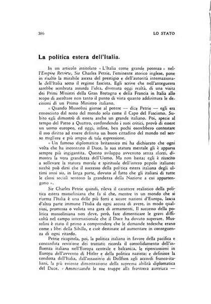 Lo Stato rivista di scienze politiche e giuridiche