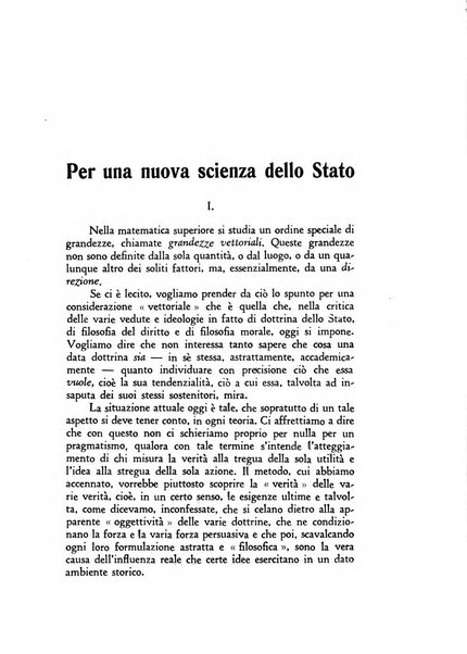 Lo Stato rivista di scienze politiche e giuridiche