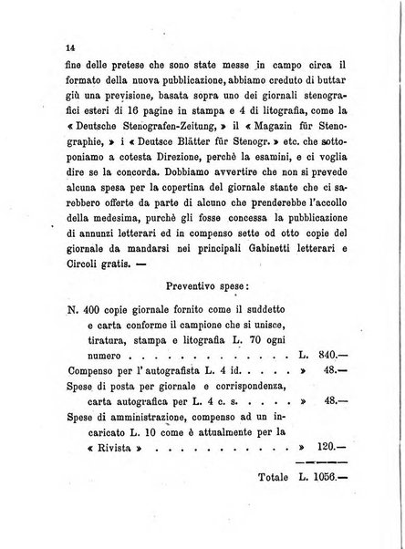 Lo stenografo organo della Prima societa stenografica italiana