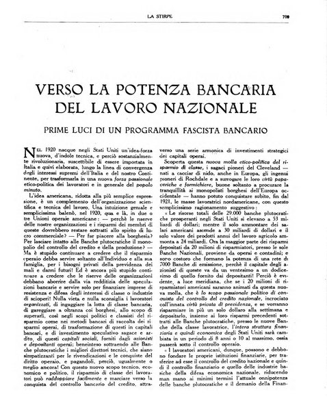 La stirpe rivista delle corporazioni fasciste