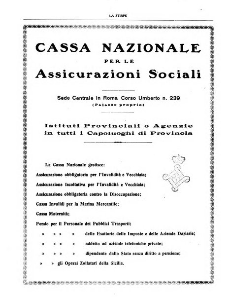 La stirpe rivista delle corporazioni fasciste