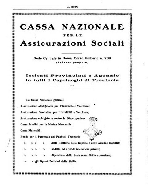 La stirpe rivista delle corporazioni fasciste