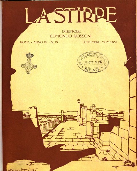 La stirpe rivista delle corporazioni fasciste