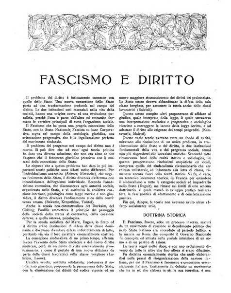 La stirpe rivista delle corporazioni fasciste