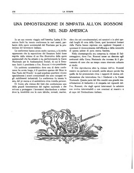 La stirpe rivista delle corporazioni fasciste