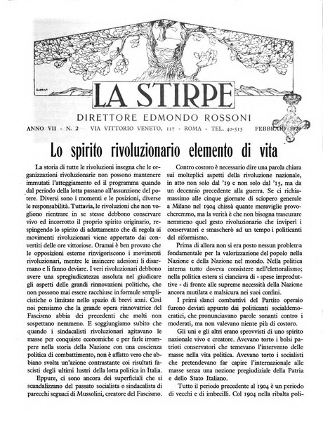 La stirpe rivista delle corporazioni fasciste