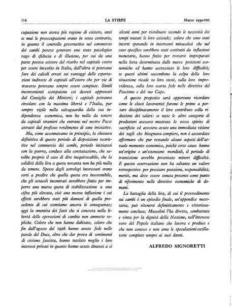 La stirpe rivista delle corporazioni fasciste