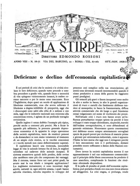 La stirpe rivista delle corporazioni fasciste