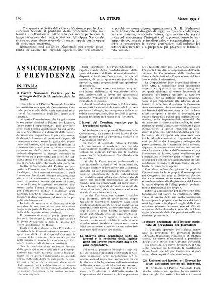 La stirpe rivista delle corporazioni fasciste