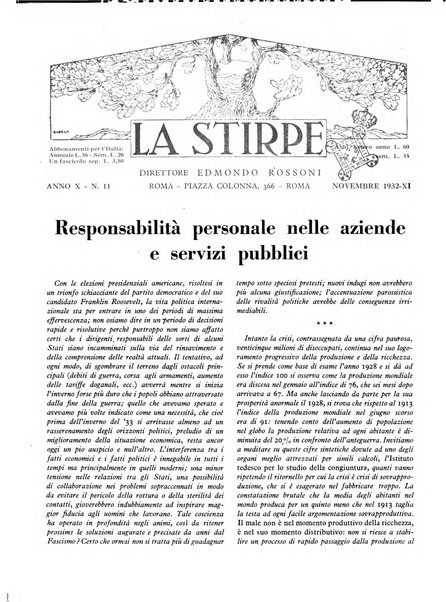 La stirpe rivista delle corporazioni fasciste