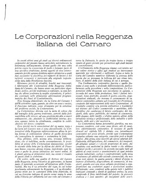 La stirpe rivista delle corporazioni fasciste