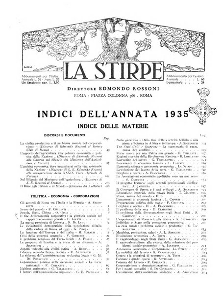 La stirpe rivista delle corporazioni fasciste