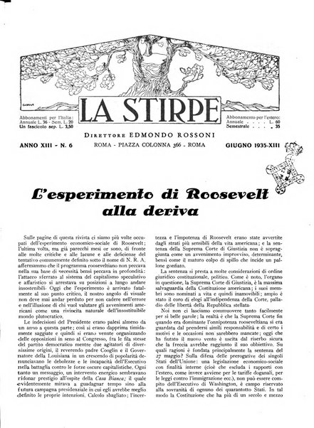 La stirpe rivista delle corporazioni fasciste