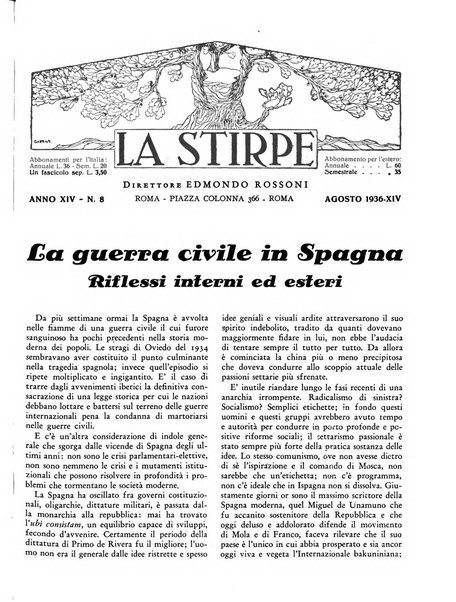 La stirpe rivista delle corporazioni fasciste