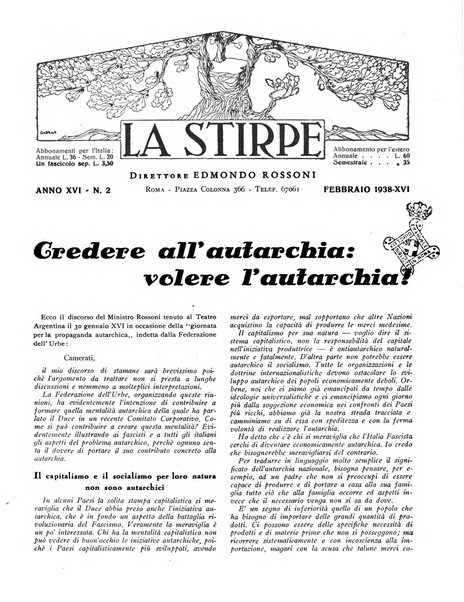 La stirpe rivista delle corporazioni fasciste