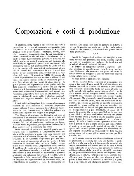 La stirpe rivista delle corporazioni fasciste