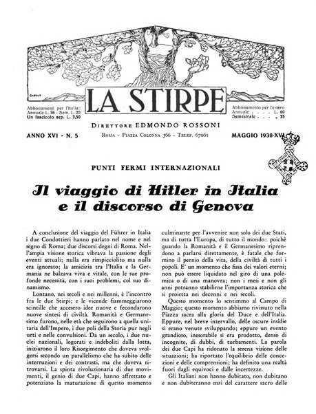 La stirpe rivista delle corporazioni fasciste