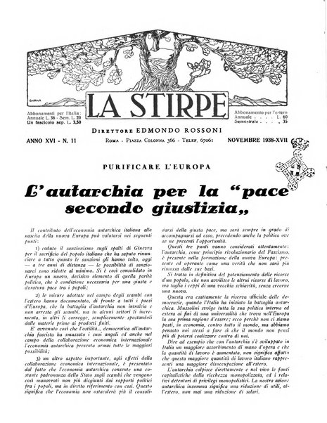 La stirpe rivista delle corporazioni fasciste