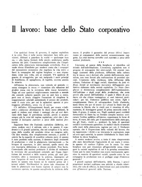 La stirpe rivista delle corporazioni fasciste